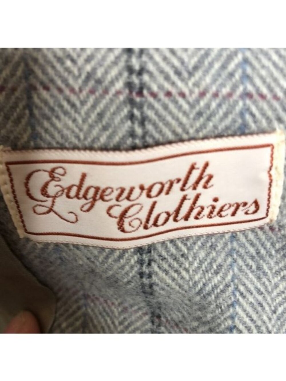 Vintage Edgeworth Clothiers Womens Gray 2-Piece Skirt Suit Jacket Set Size 10 - Picture 6 of 14